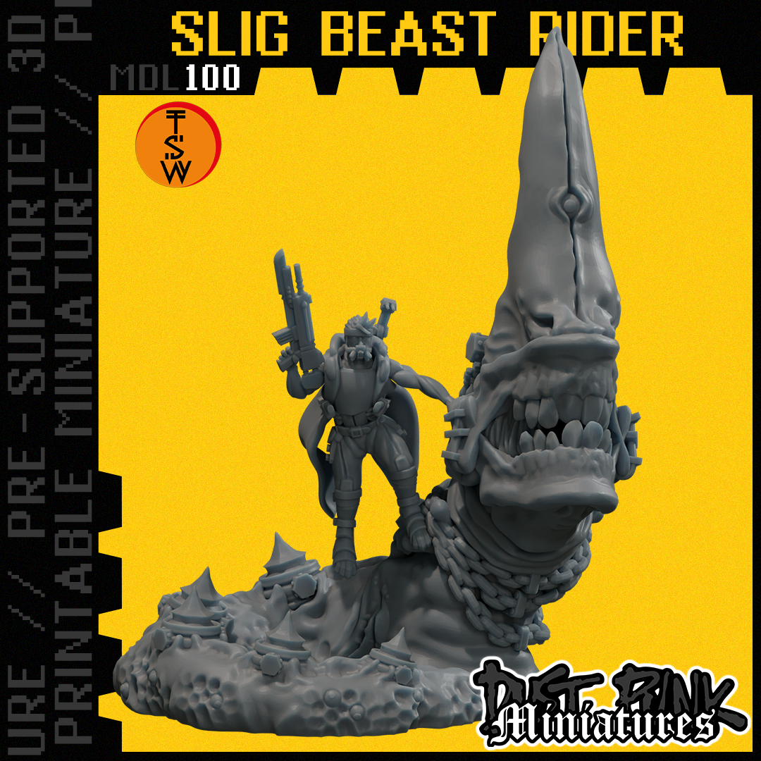 MDL100 SLIG BEAST RIDER [PRE-SUPPORTED]